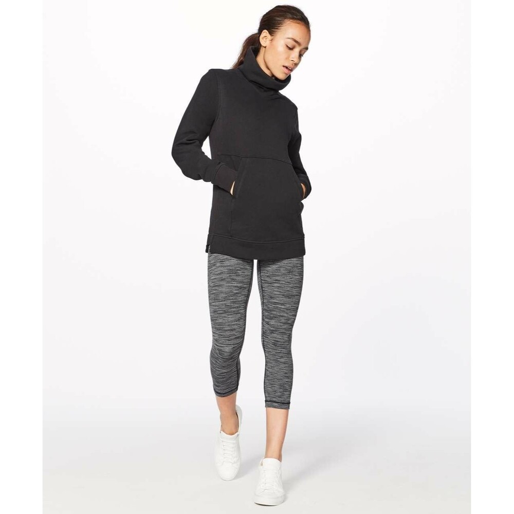 Lululemon Press Pause Pullover High Neck Sweatshirt Women's Size 8
